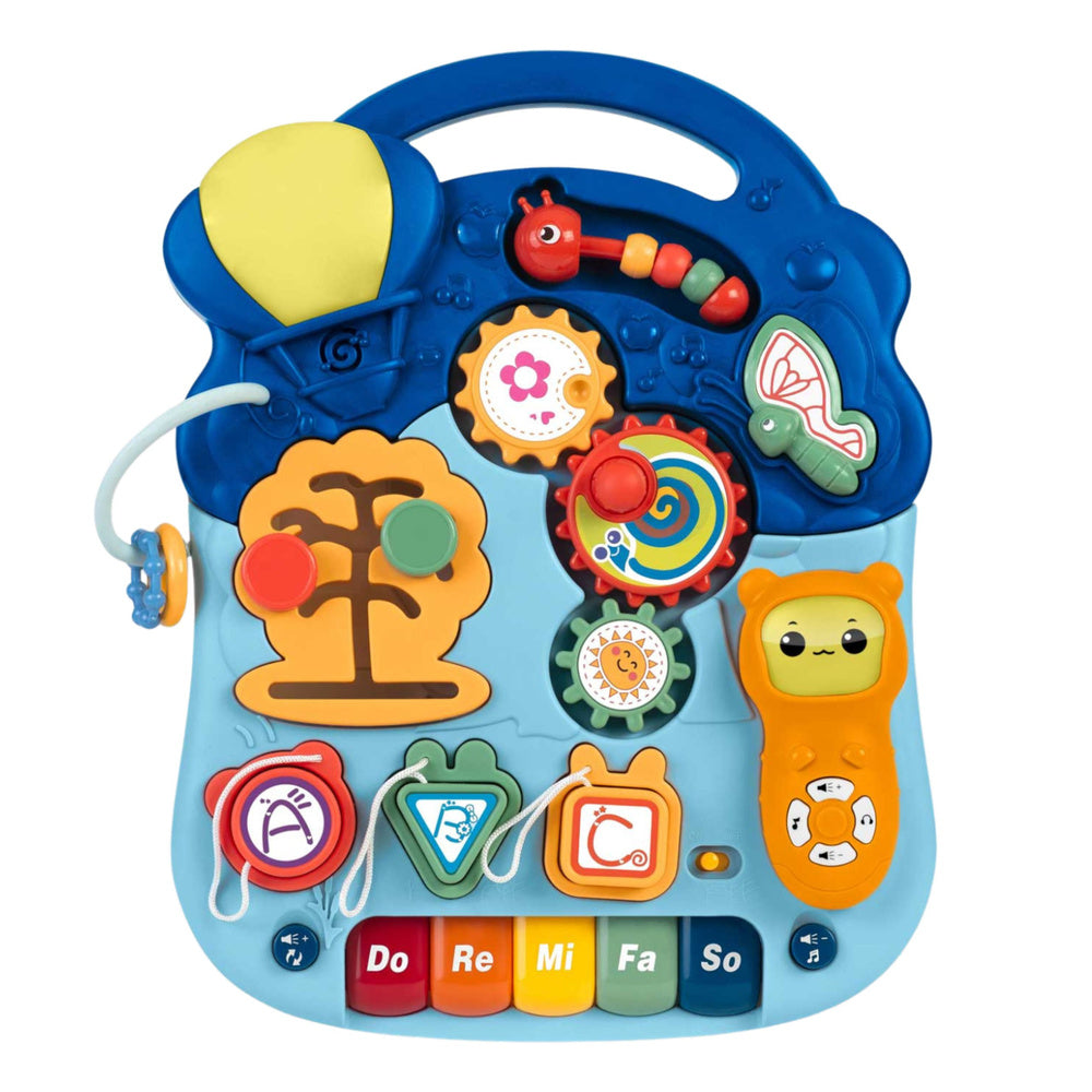 Interaktivni edukativni stol za bebe Pastel 6u1 - plavi