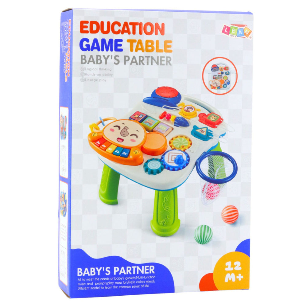 Interaktivni edukativni stol za bebe Pastel 6u1 - plavi