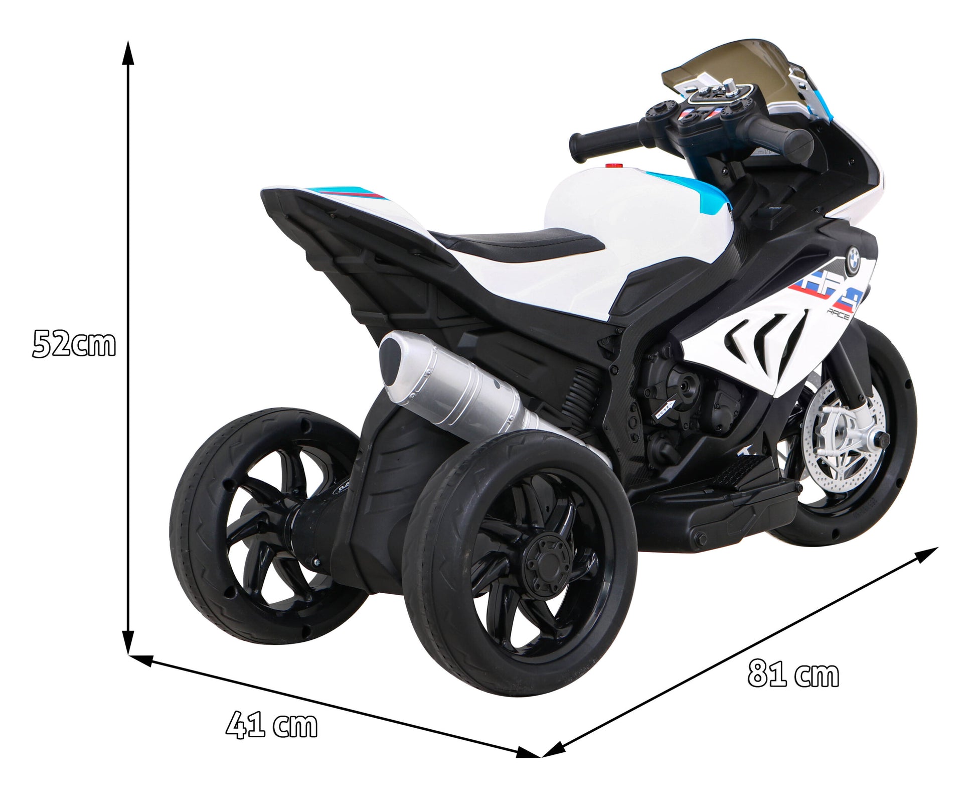Licencirani motor na akumulator BMW HP4 - bijeli