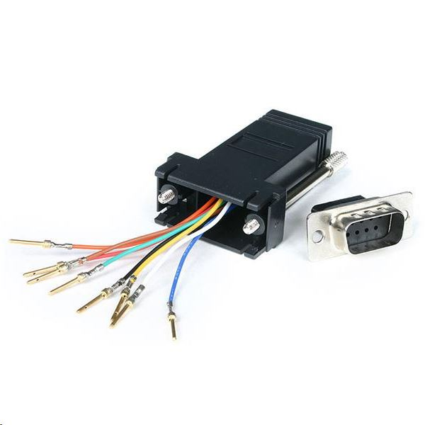 StarTech.com GC98MF adapter za promjenu tipa priključka kabela DB-9 RJ-45 Crno