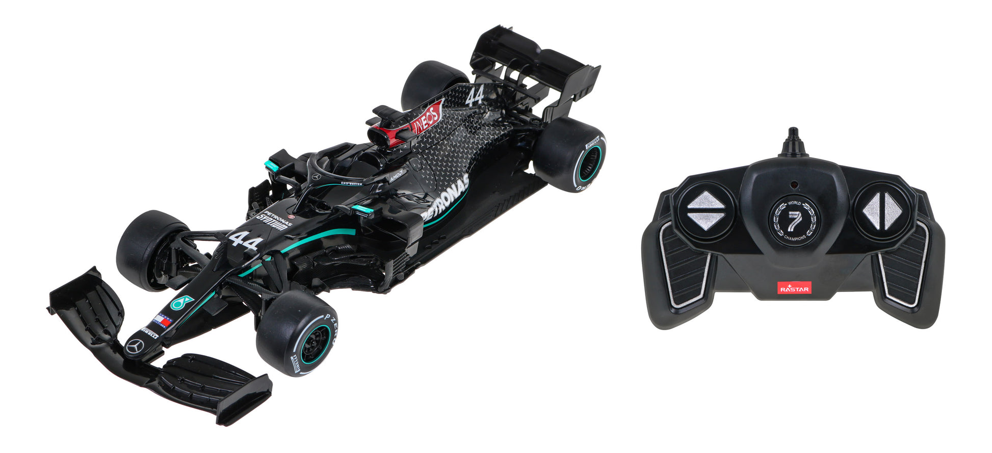 Licencirana formula na daljinsko upravljanje Mercedes-AMG F1 W11 EQ Performance 1:18 RASTAR - crna