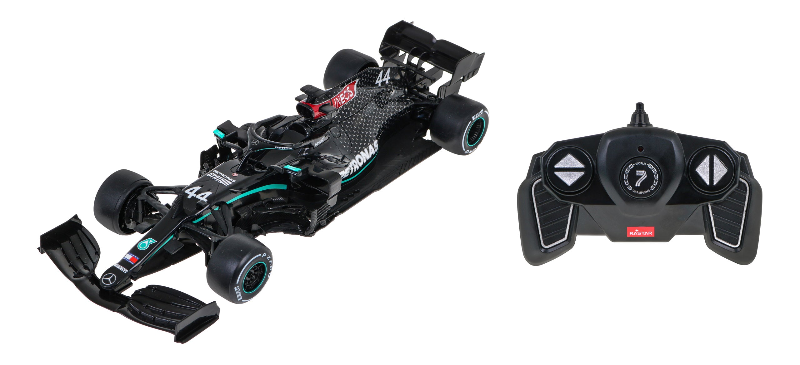 Licencirana formula na daljinsko upravljanje Mercedes-AMG F1 W11 EQ Performance 1:18 RASTAR - crna
