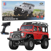 Licencirani auto na daljinsko upravljanje Land Rover Defender 90 1:14 - crveni