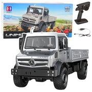 Licencirani kamion na daljinsko upravljanje Mercedes Unimo RC 4x4 1:20 - sivi