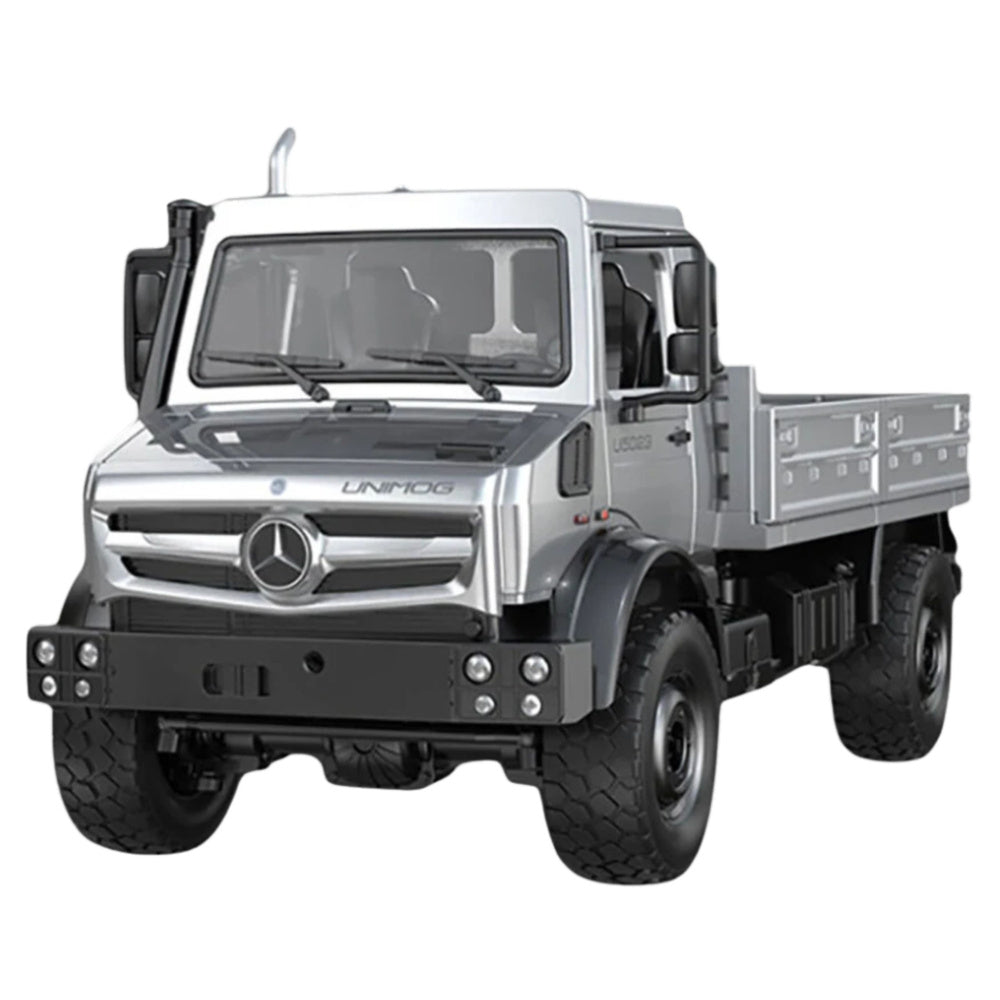 Licencirani kamion na daljinsko upravljanje Mercedes Unimo RC 4x4 1:20 - sivi
