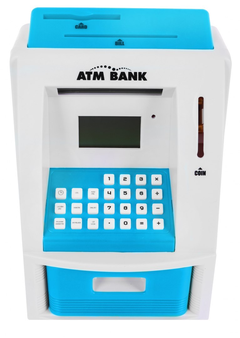 ATM Cash Machine Blue PL
