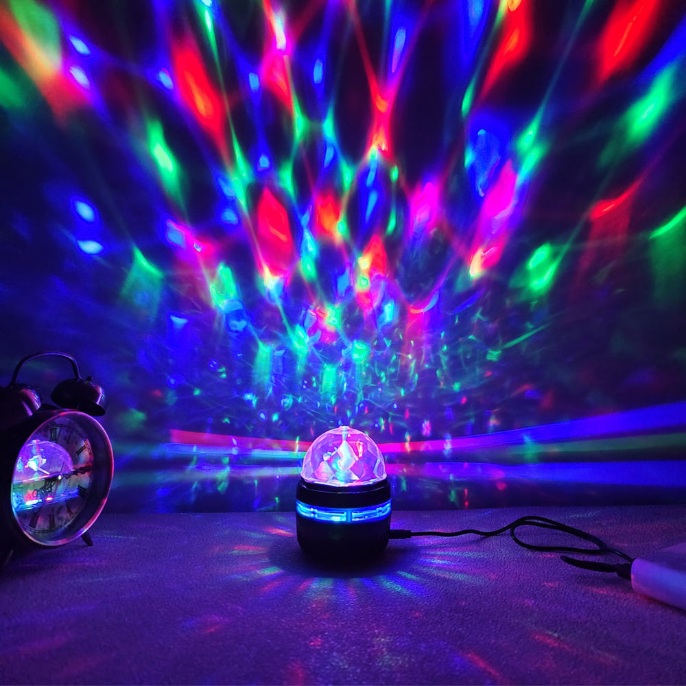 LED noćni kuglasti projektor 360° sa daljinskim upravljačem