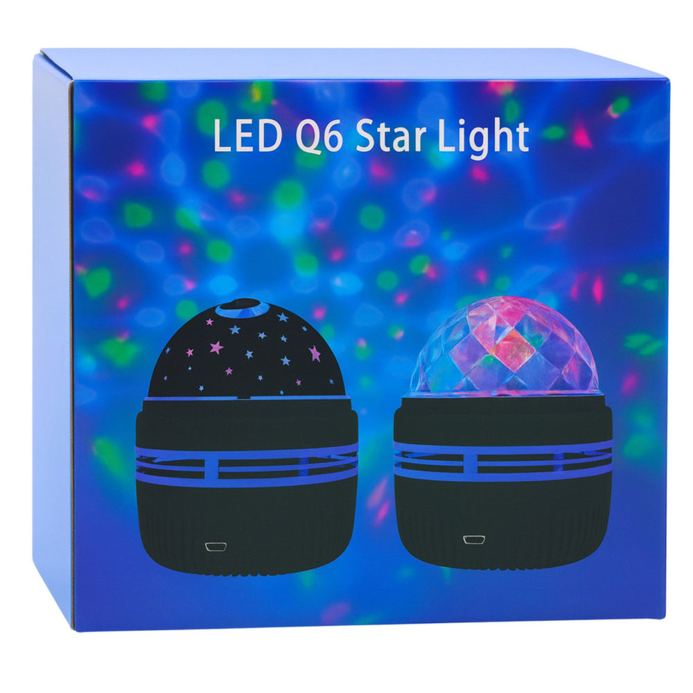 LED noćni kuglasti projektor 360° sa daljinskim upravljačem