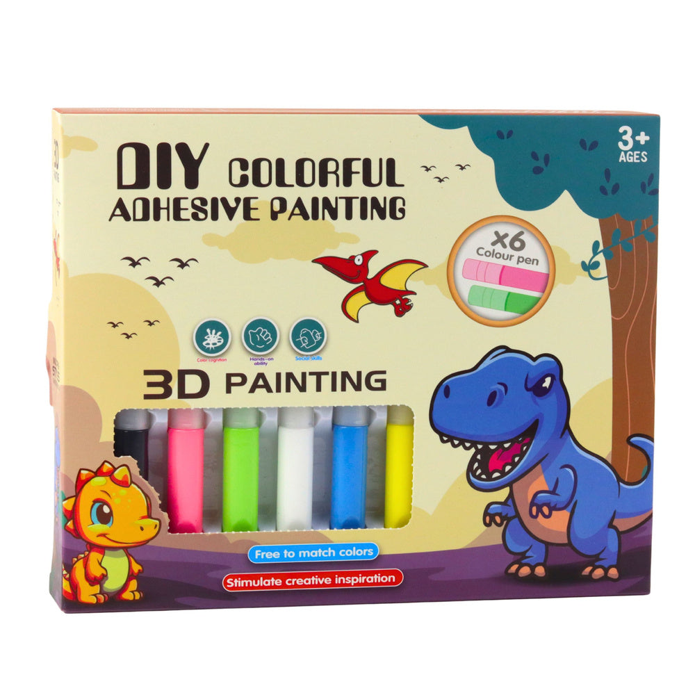 DIY komplet za izradu privjeska za ključeve od vitraja - dinosauri