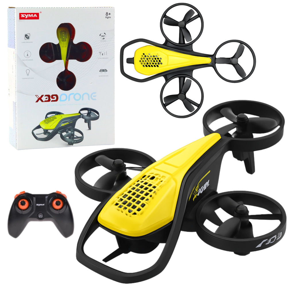 Dron na daljinsko upravljanje Syma X36 Four-Axis Acrobatics - žuti