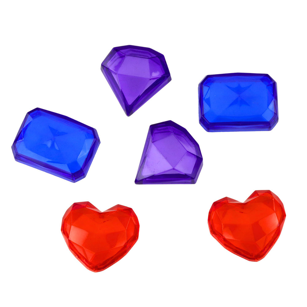 Treasure Chest Set for Diving and Water Fun, Pink, 21 pcs.