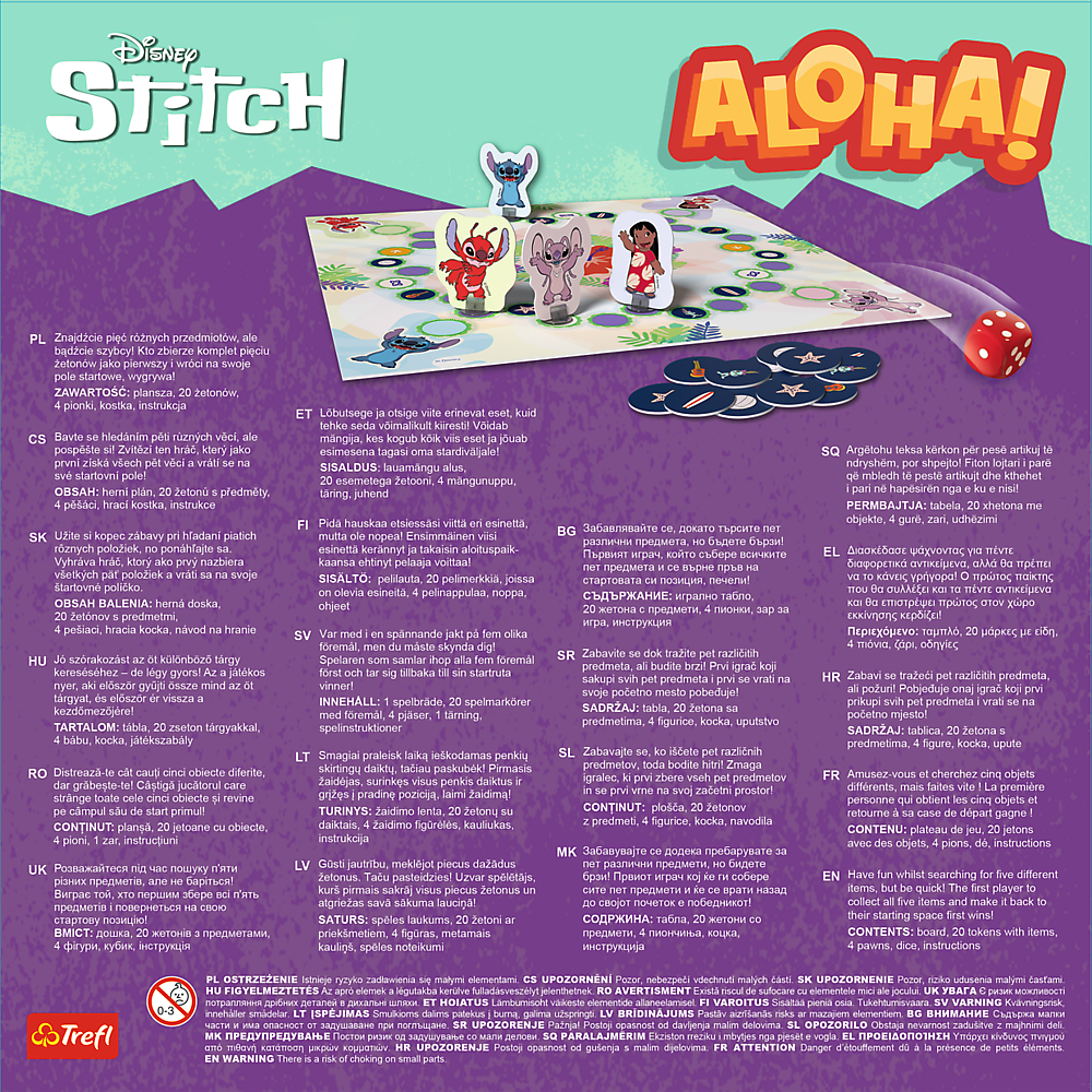 Gra rodzinna Lilo i Stitch Aloha! Trefl 02657