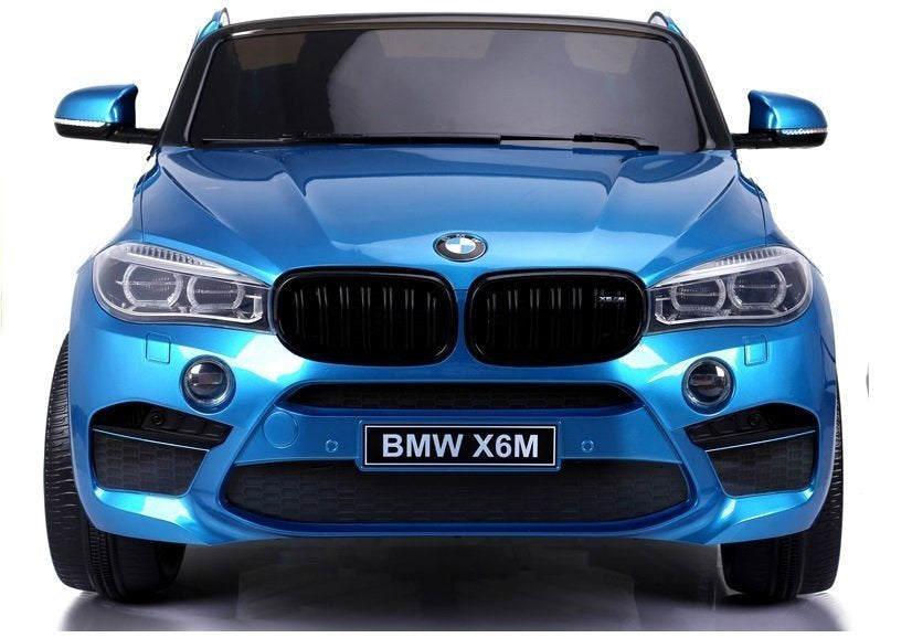 Licencirani auto na akumulator BMW X6 - Plavi/lakirani