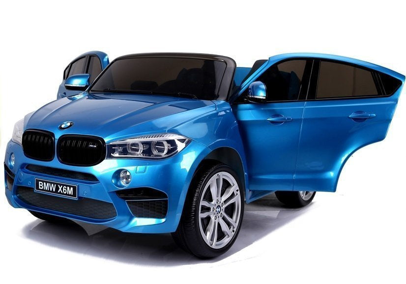 Licencirani auto na akumulator BMW X6 - plavi/lakirani