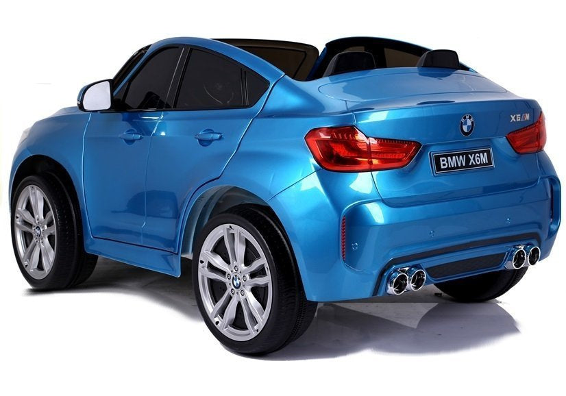 Licencirani auto na akumulator BMW X6 - plavi/lakirani