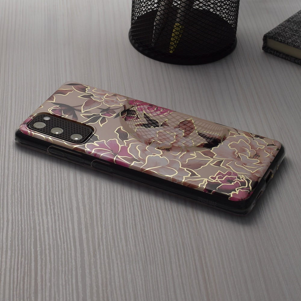 Techsuit Marble Series maska za iPhone 12 Mary Berry Nude
