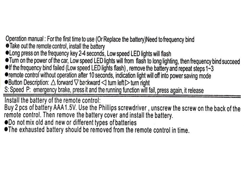 Remote TX20 Control For Electric Ride On Car 2.4G BMW X6 FCC