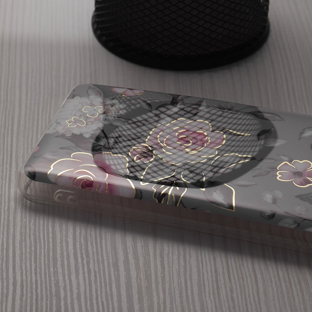Techsuit Marble Series maska za Samsung Galaxy A22 4G Bloom of Ruth Gray
