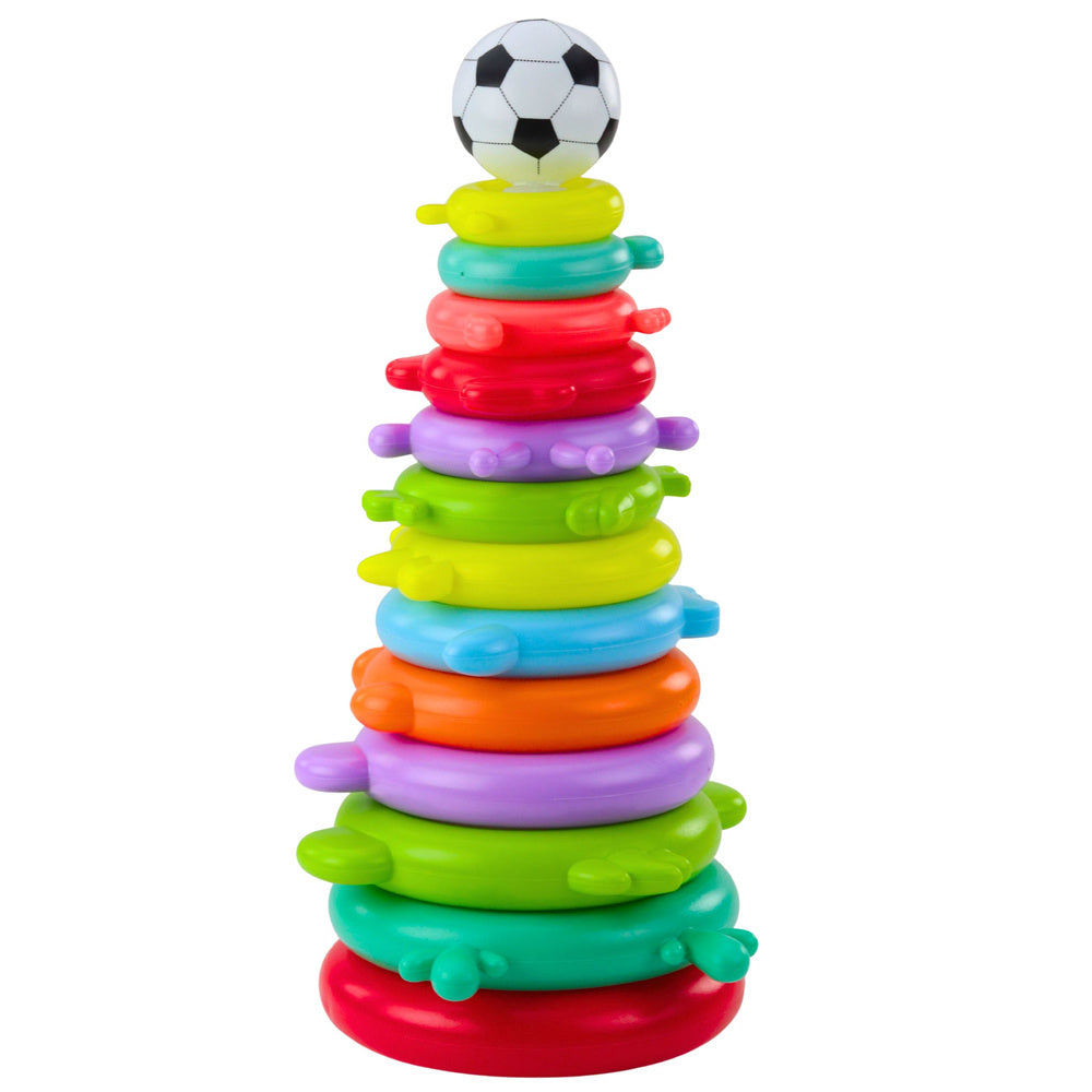 Edukativna piramida za slaganje sa naljepnicama za ukrašavanje - lopta