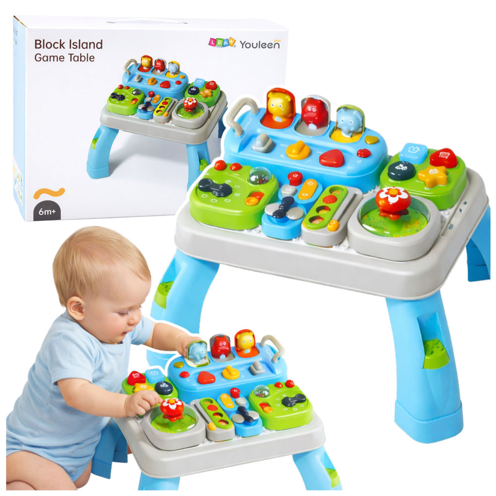 Interaktivni edukativni stol s modulima za bebe 6+