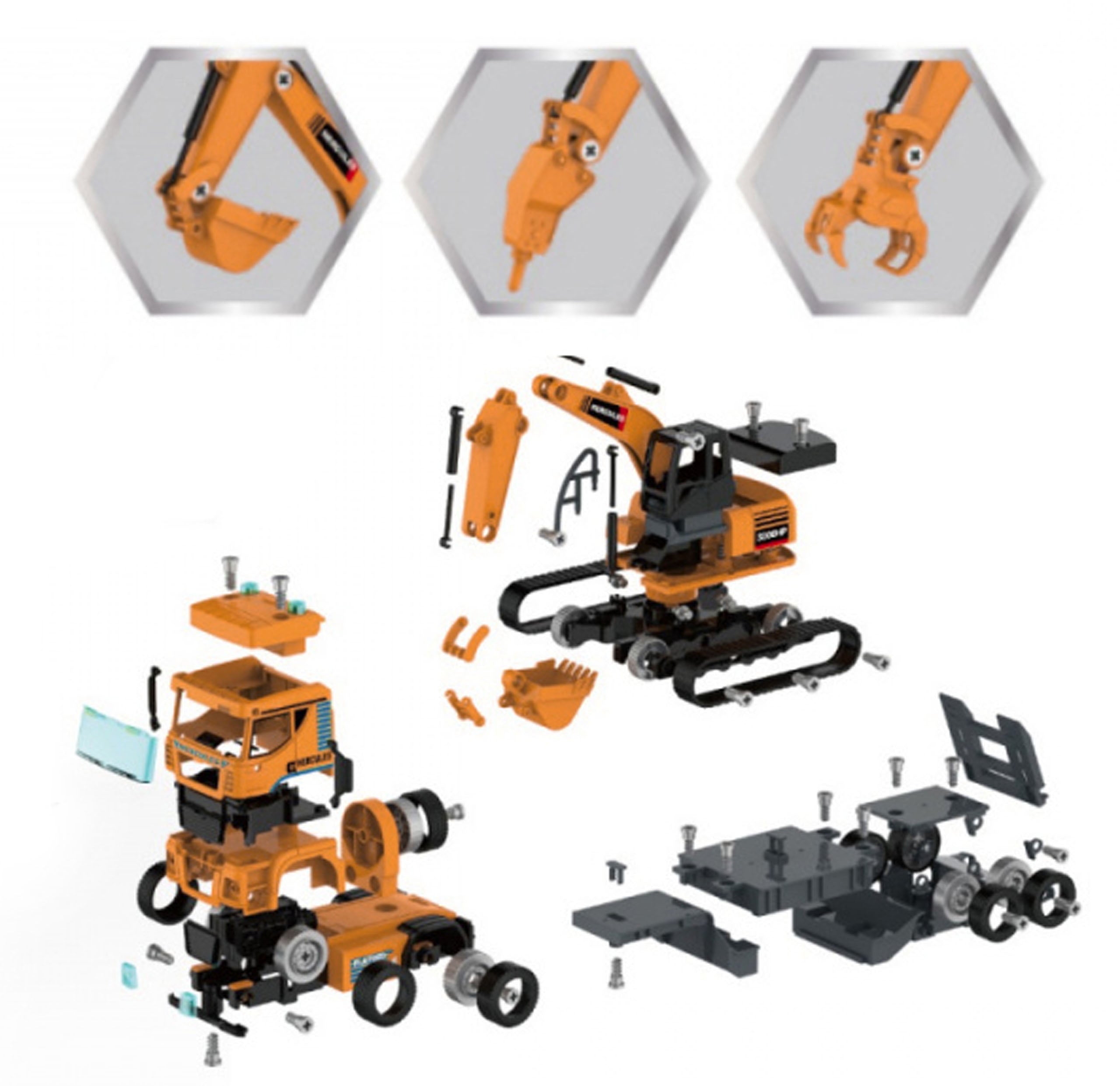 Set Truck + Excavator For Twisting 185el