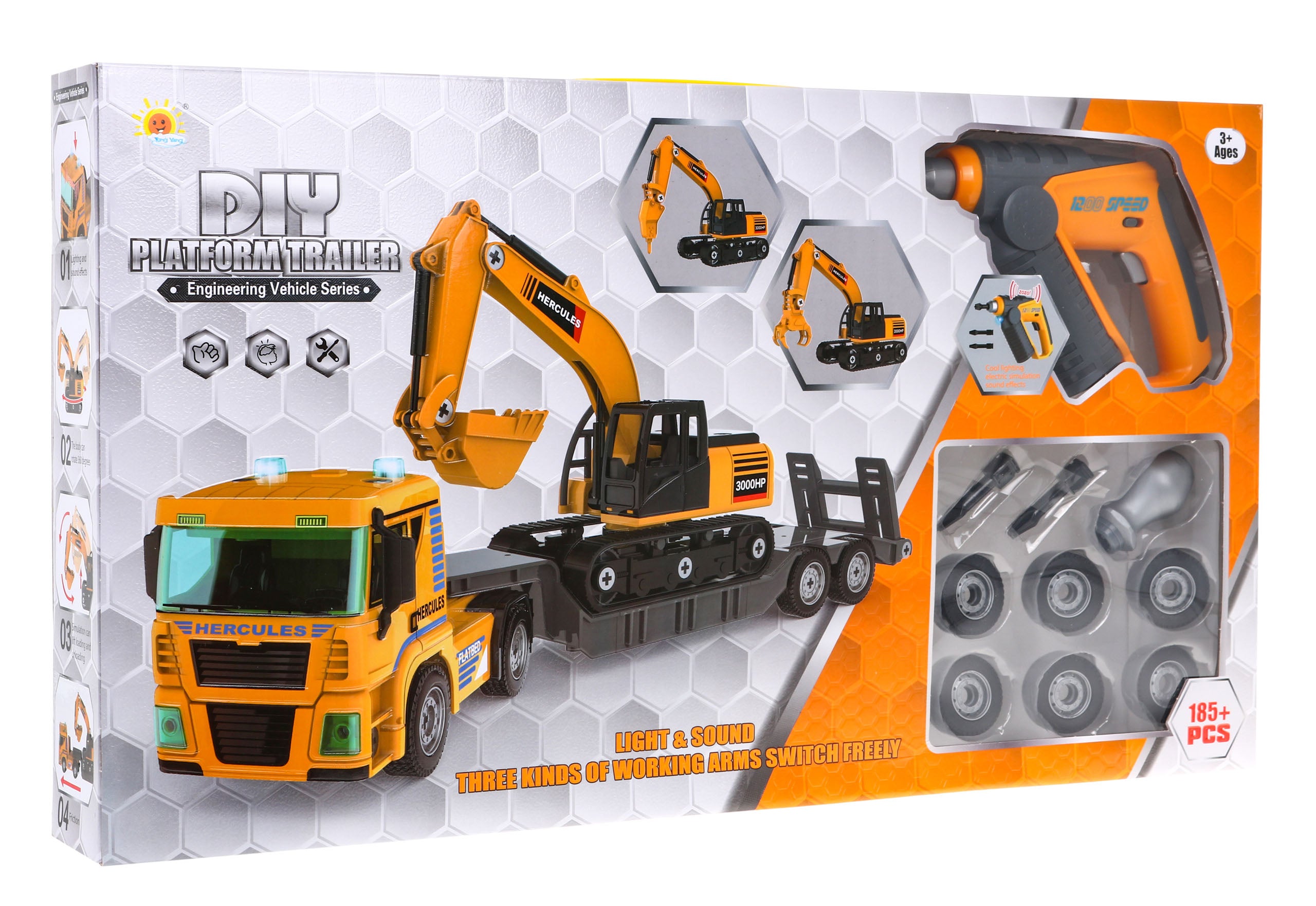 Set Truck + Excavator For Twisting 185el
