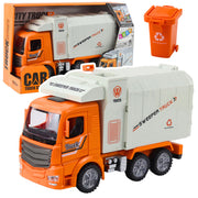 Garbage Truck City Lights Sounds Orange