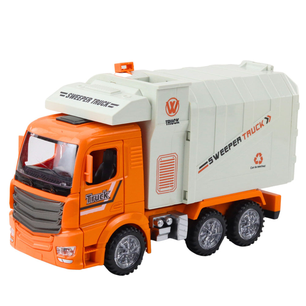 Garbage Truck City Lights Sounds Orange