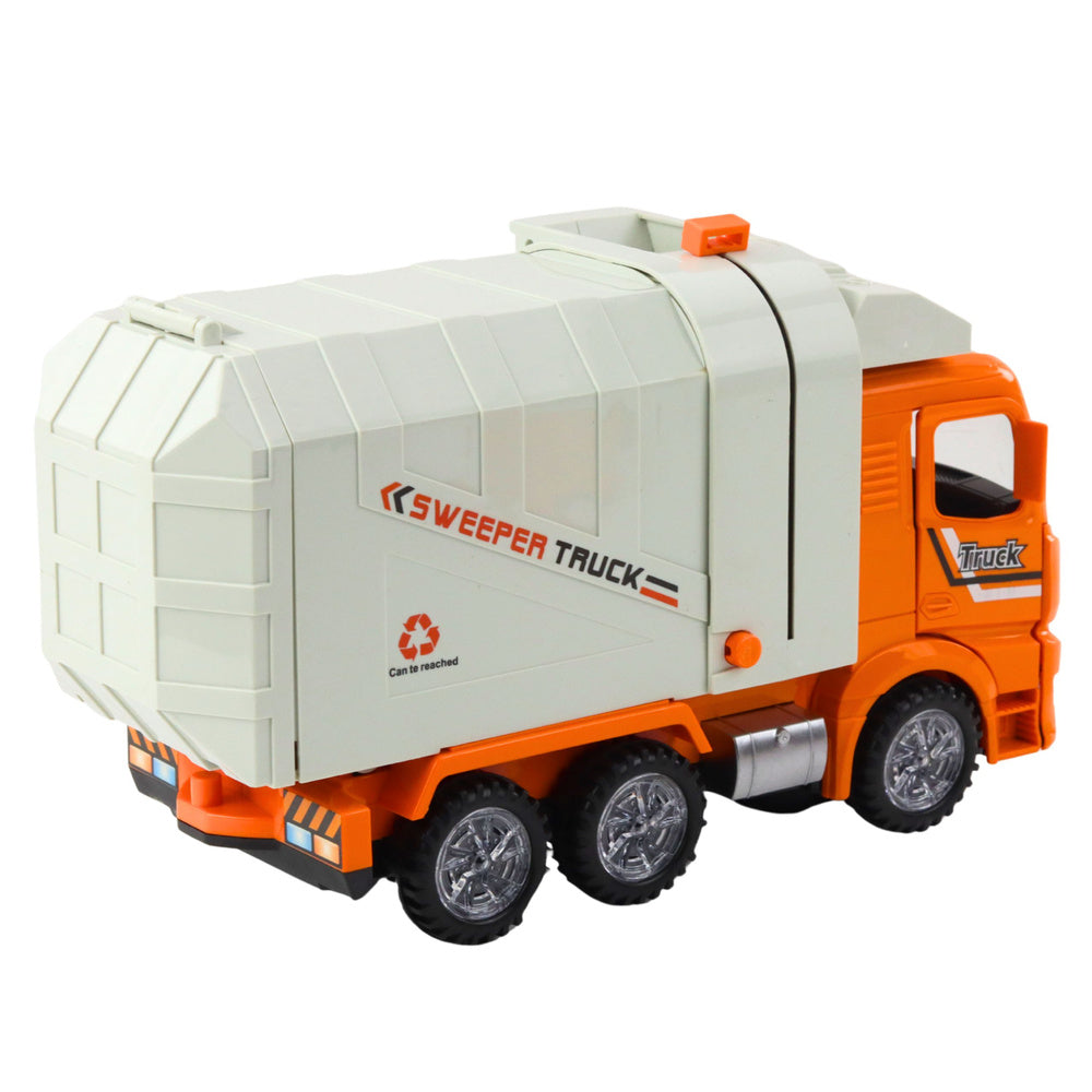 Garbage Truck City Lights Sounds Orange