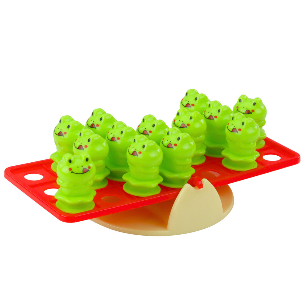 Educational Skill Game for Children Balancing Frogs