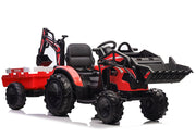 Traktor na akumulator s prikolicom SX2068 - crveni