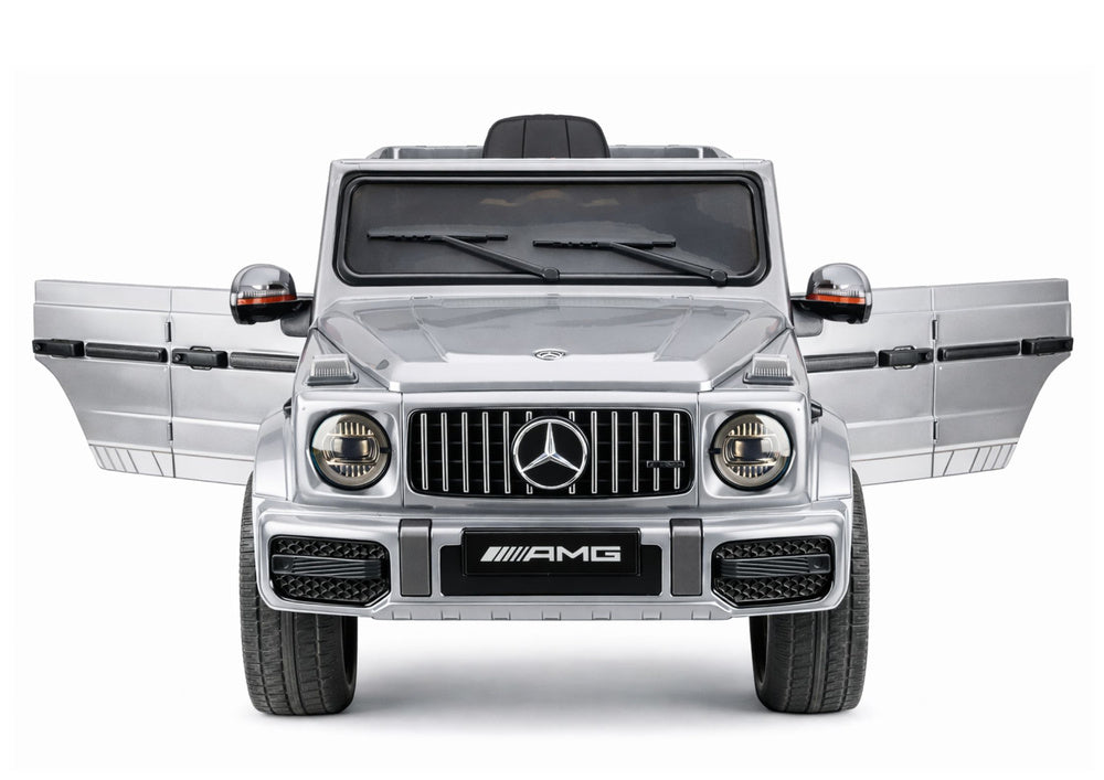 Licencirani auto na akumulator Mercedes AMG G63 2x200W - sivi/lakirani