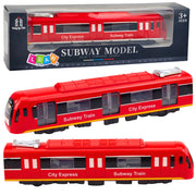 Metro Train City Express Opening Doors Lights Sounds Red