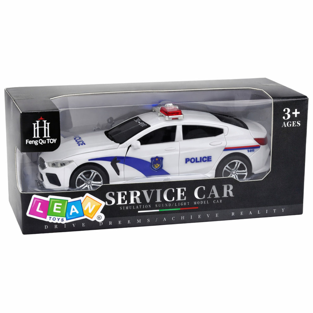 Policijski auto za igru POLICE - bijeli