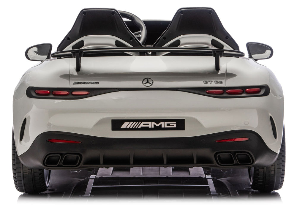 Licencirani auto na akumulator Mercedes GT63 AMG DK-GT63 24V - dvosjed - svjetlo sivi