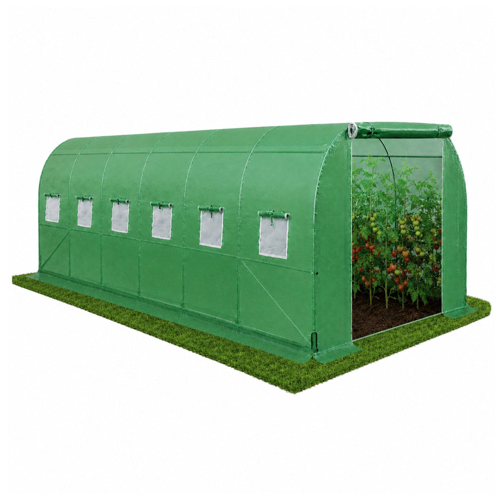 Vrtni plastenik PRO Frame 25MM 10x4x2M 40M² - zeleni