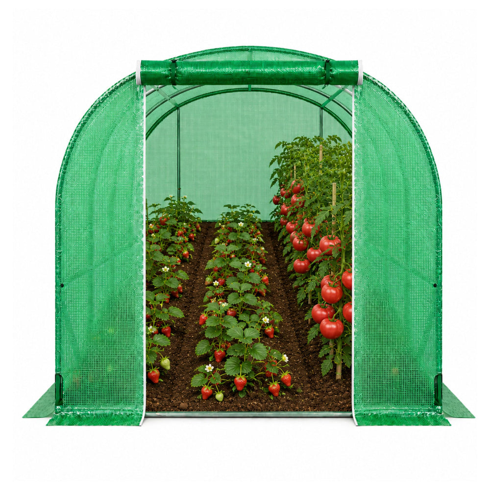 Vrtni plastenik PRO Frame 25MM 10x4x2M 40M² - zeleni