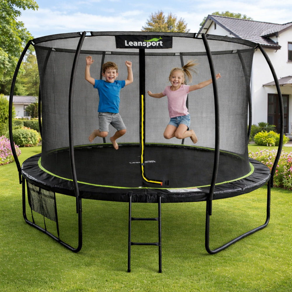 Trampolin 427 cm s zaštitnom mrežom i ljestvama - garden