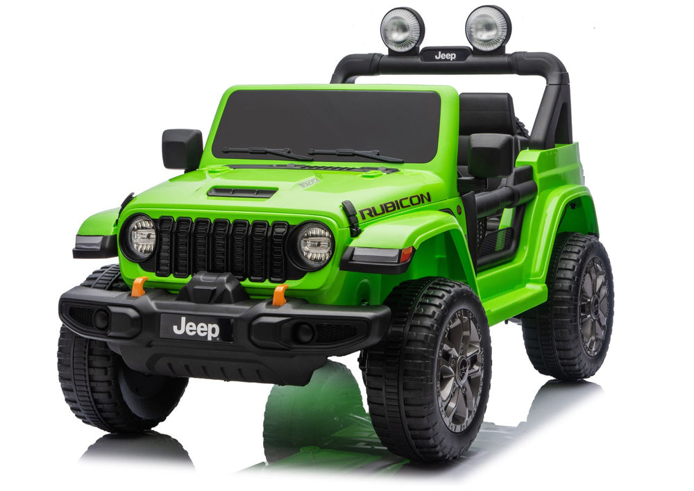 Licencirani auto na akumulator Jeep Rubicon 4x200W 24V - zeleni