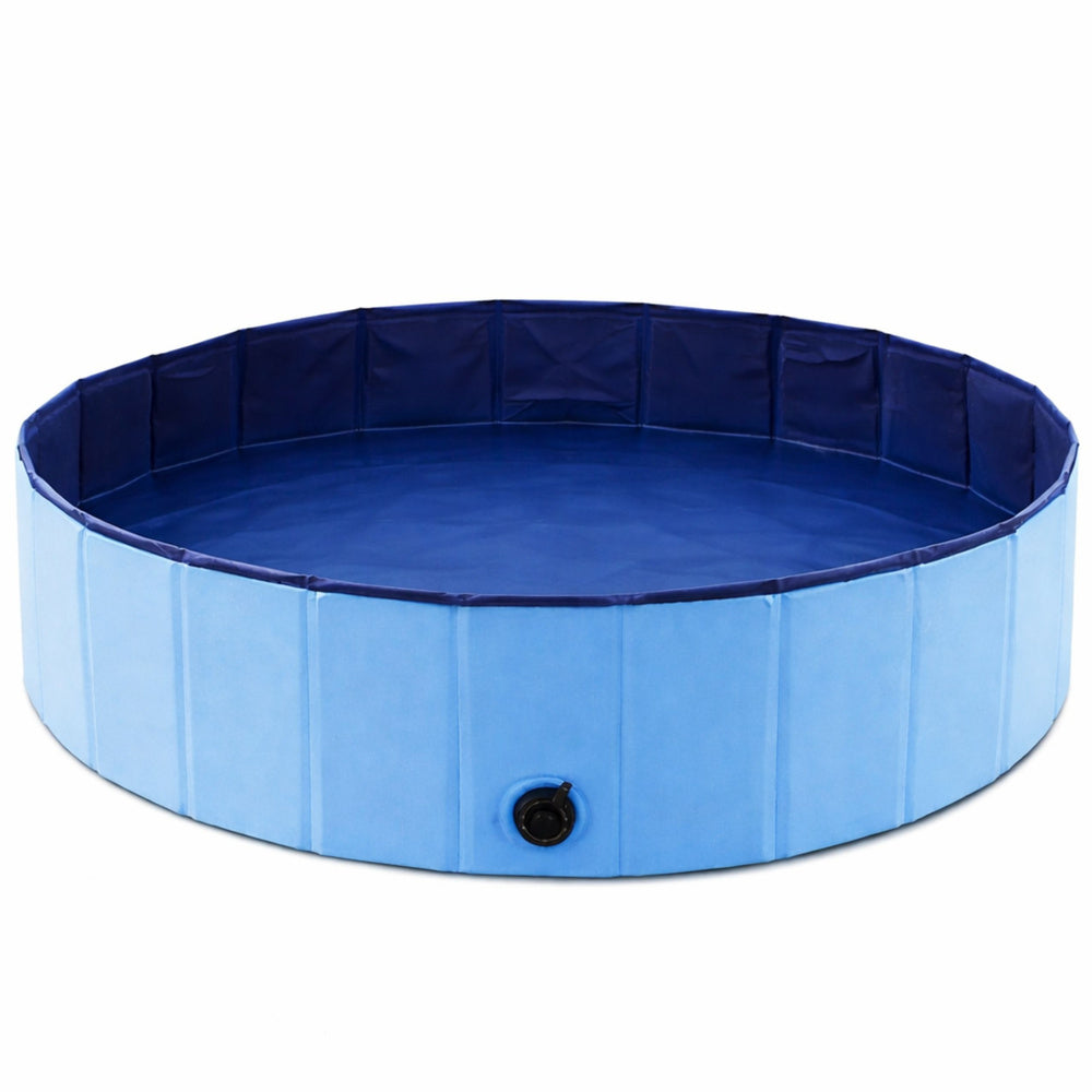 Sklopivi bazen za pse 160x30 cm - plavi