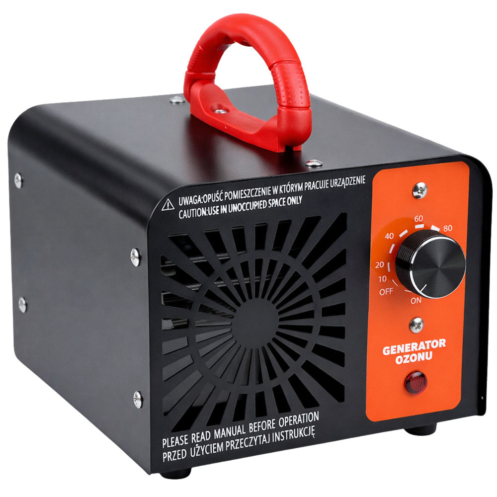 Generator ozona 155W 60000mg s tajmerom120 min - crno/crvni