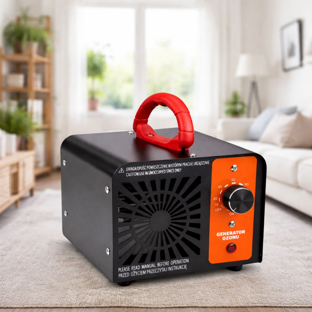 Generator ozona 155W 60000mg s tajmerom120 min - crno/crvni