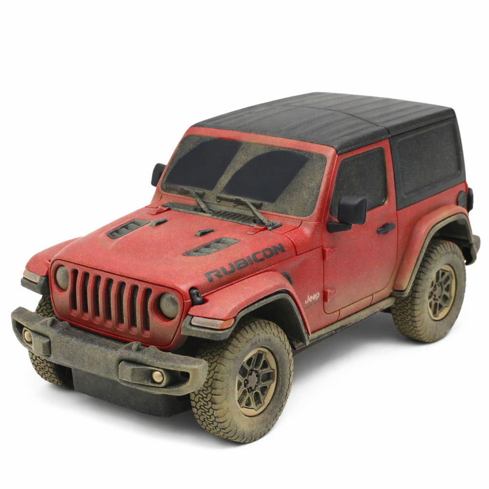 Licencirani auto na daljinsko upravljanje JEEP Wrangler Rubicon-Muddy Rastar 1:24 - crveni