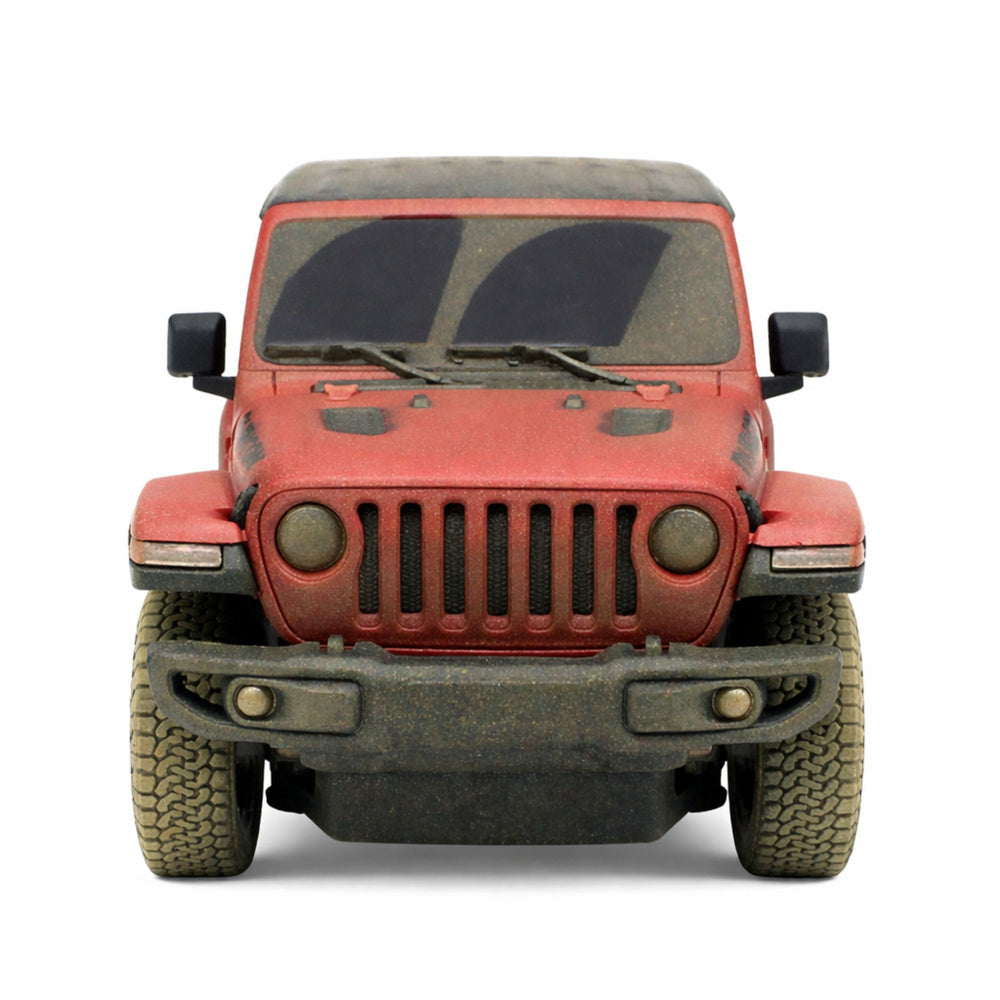 Licencirani auto na daljinsko upravljanje JEEP Wrangler Rubicon-Muddy Rastar 1:24 - crveni