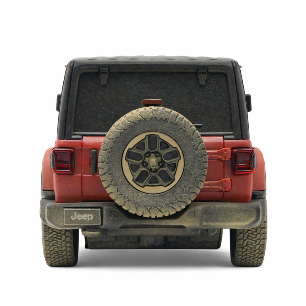 Licencirani auto na daljinsko upravljanje JEEP Wrangler Rubicon-Muddy Rastar 1:24 - crveni