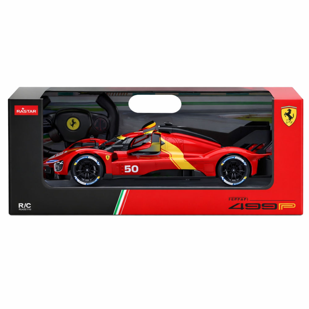 Licencirani auto na daljinsko upravljanje Ferrari 499P Rastar 1:24 - crveni