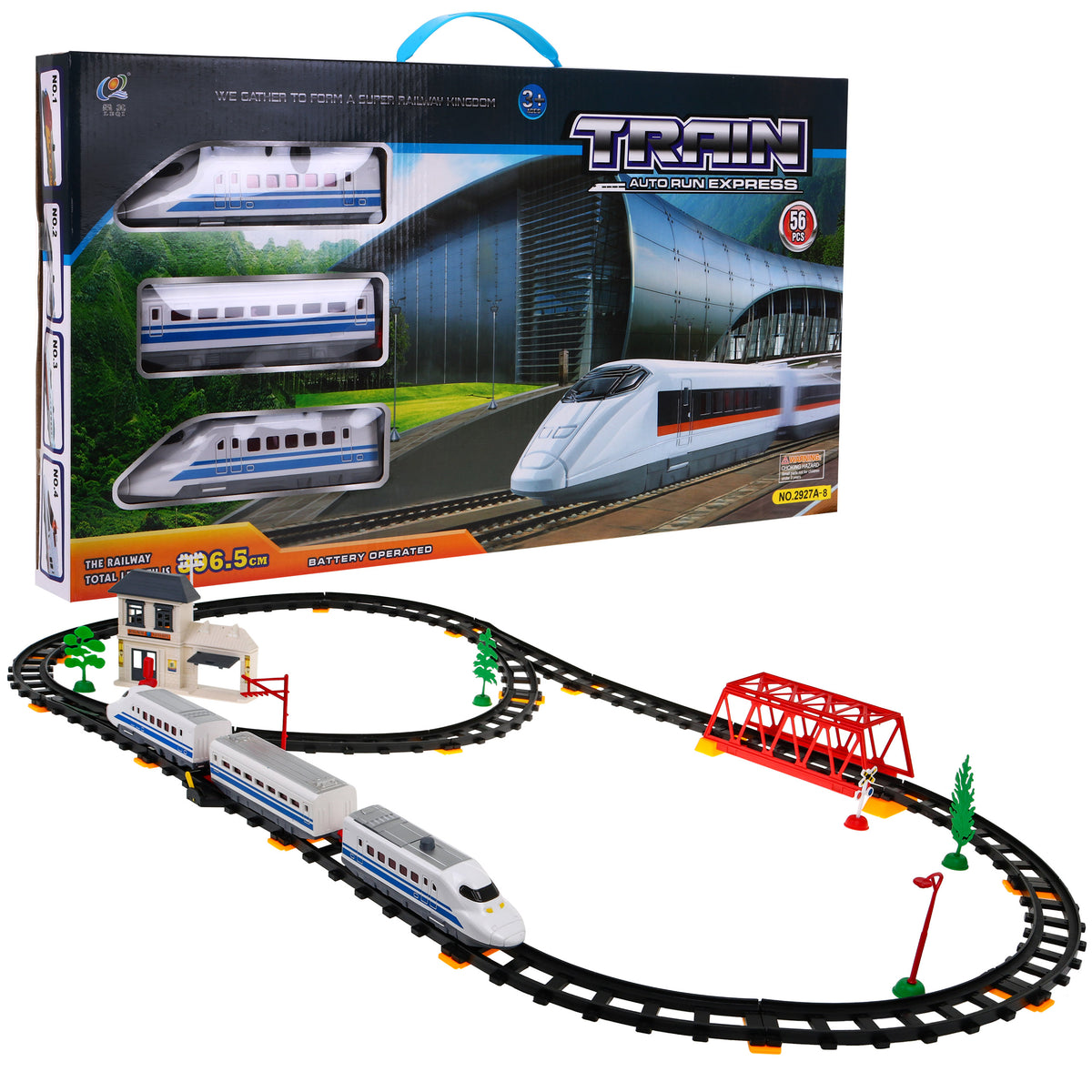Vlak na baterije Express (396,5 cm)