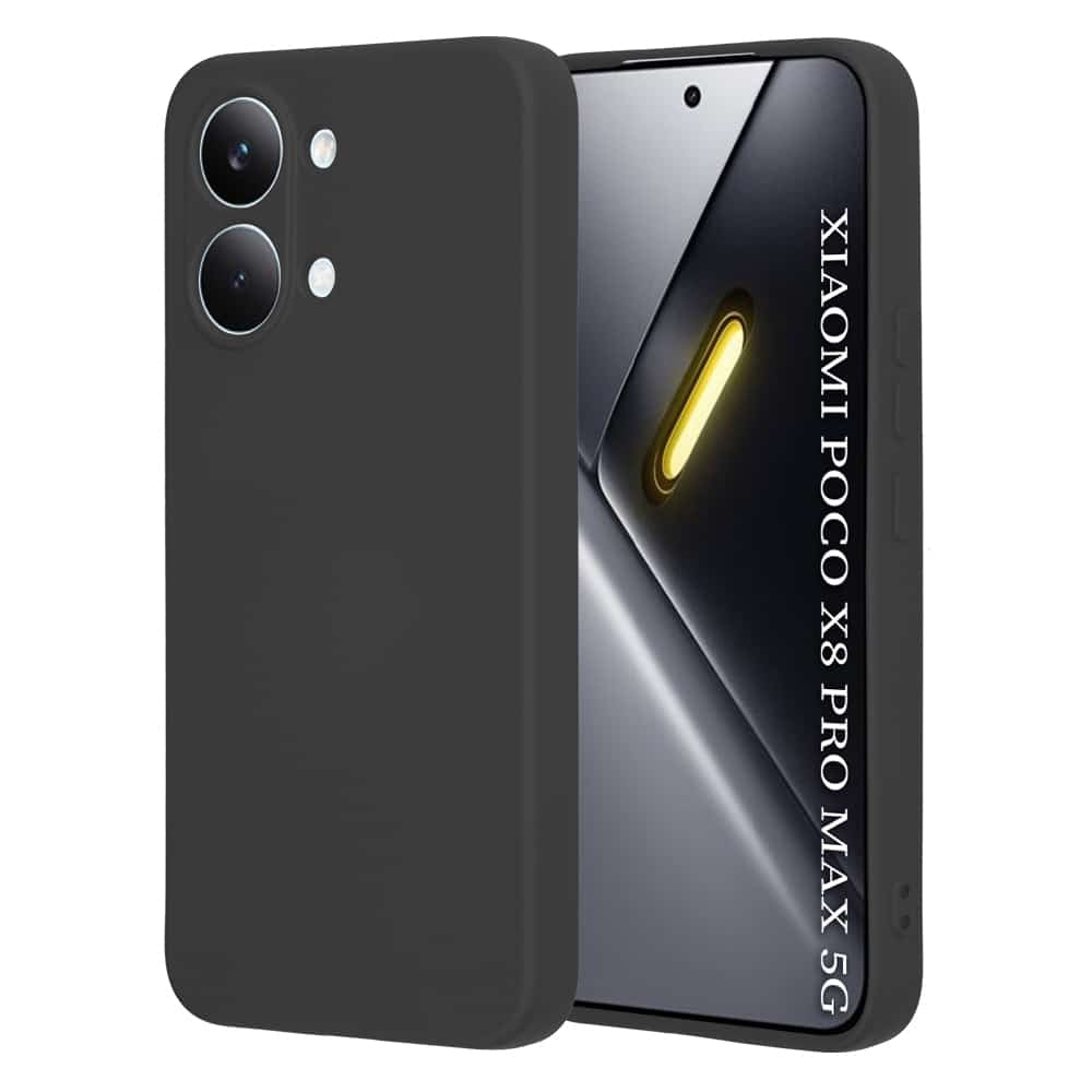 Techsuit SoftFlex silikonska maska za Xiaomi Poco X8 Pro Max – crna