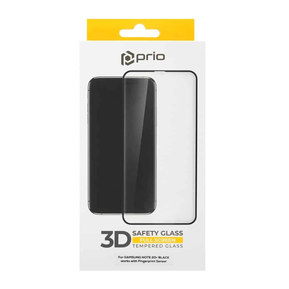 Prio 3D zaštitno staklo od kaljenog stakla za Samsung Note20 Ultra crno