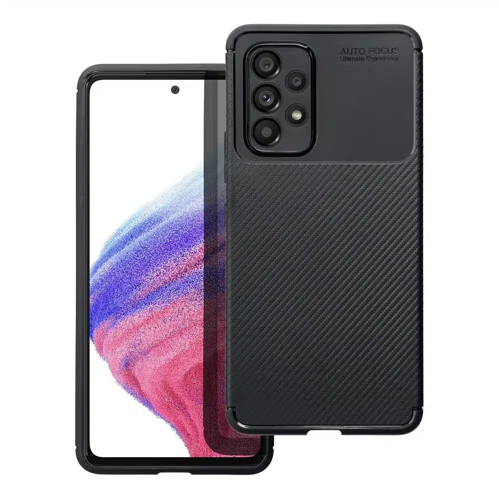 CARBON PREMIUM maska za SAMSUNG GALAXY A53 5G crna